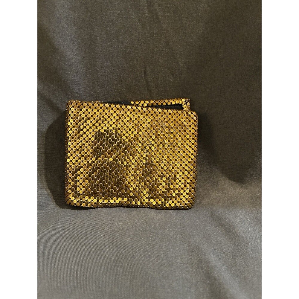 VTG Whiting & Davis Gold Mesh Billfold Wallet Coin Pocket Mint Condition 1950s
